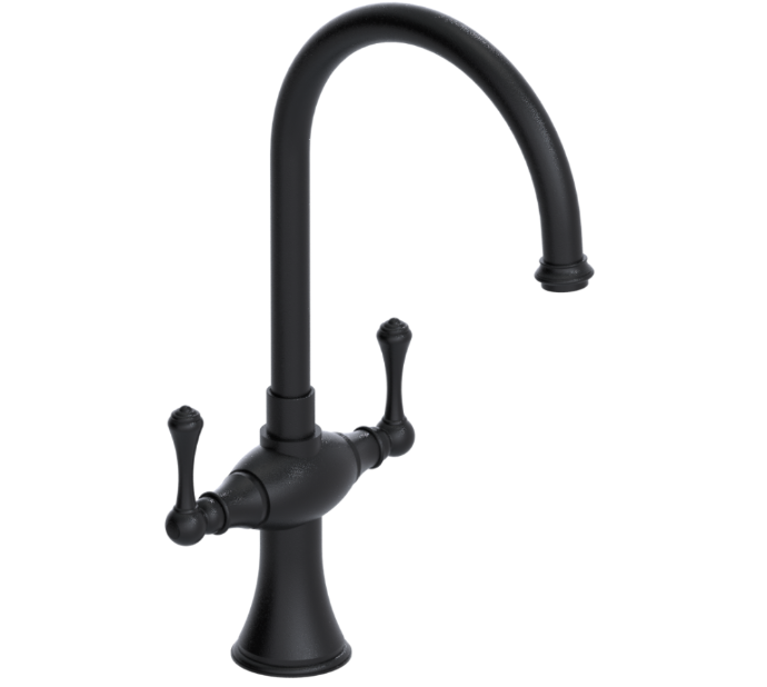 RUBINET 8DFML Jasmin Two Handle Single Hole Kitchen Set