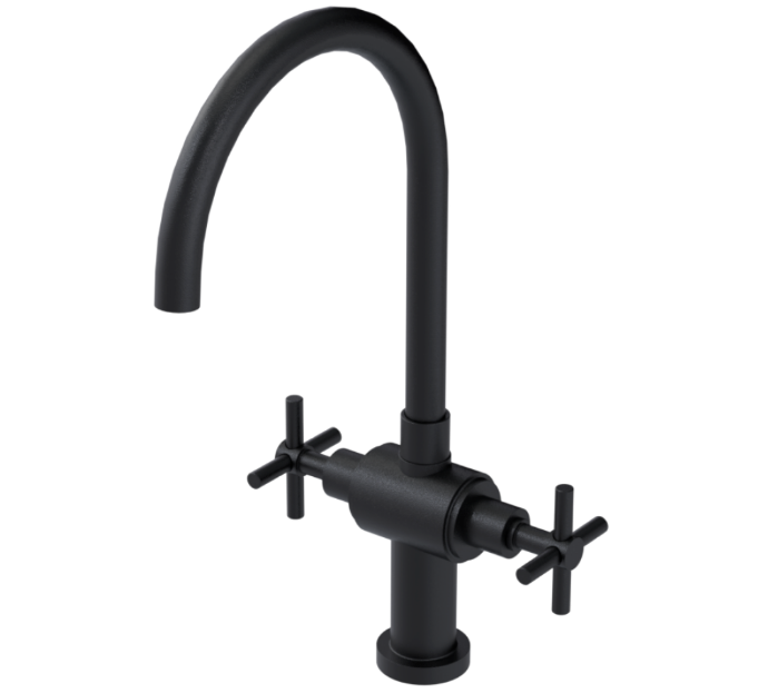 RUBINET 8DGLC Genesis Two Handle Single Hole Kitchen Set with LaSalle Spout