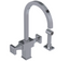 RUBINET 8DICSQ Ice Two Handle Single Hole Kitchen Set with Hand Spray