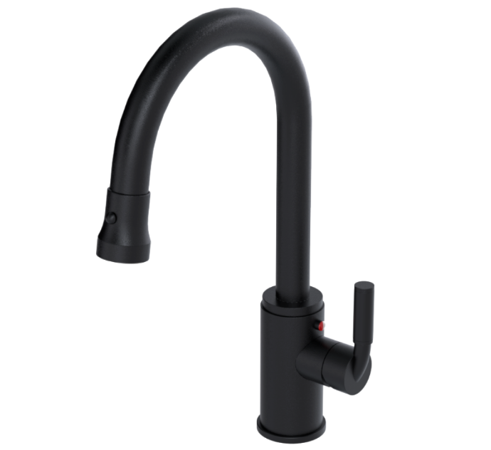 RUBINET 8JNVL Nouveau Single Control Kitchen set with Retractable Dual Function Spray