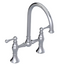 RUBINET 8VFML Jasmin Kitchen Bridge Faucet