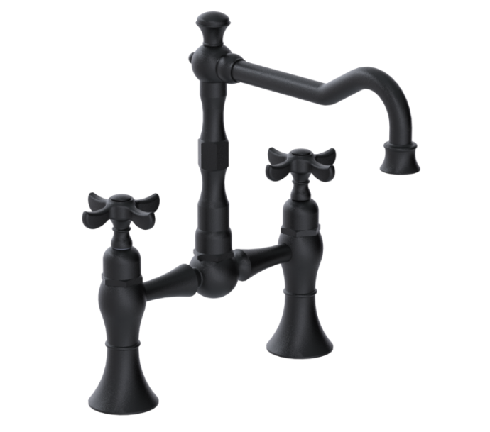 RUBINET 8VRVC Raven Kitchen Bridge Faucet