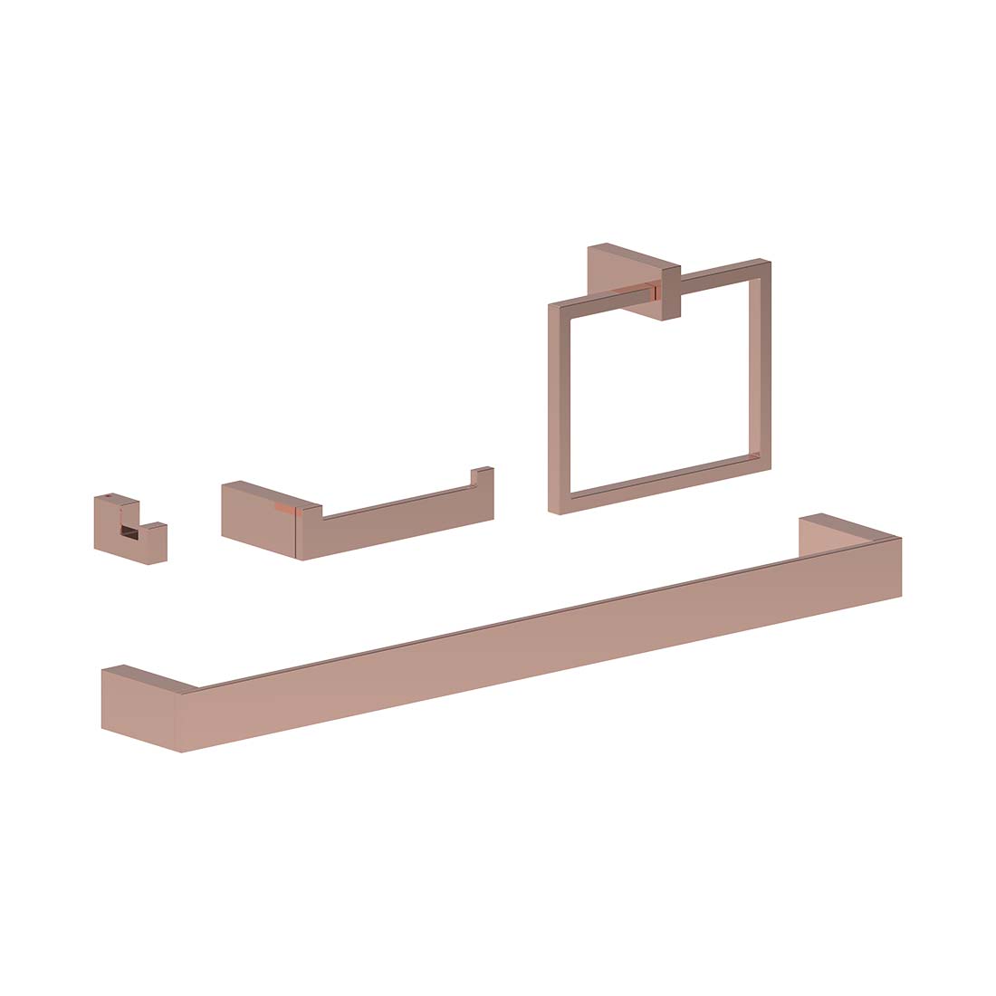 AQUALEM ACS0019 Series 19 4-Piece Accessory Set