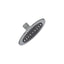 AQUALEM AQR1106 Universal 6" Round Solid Brass Shower head