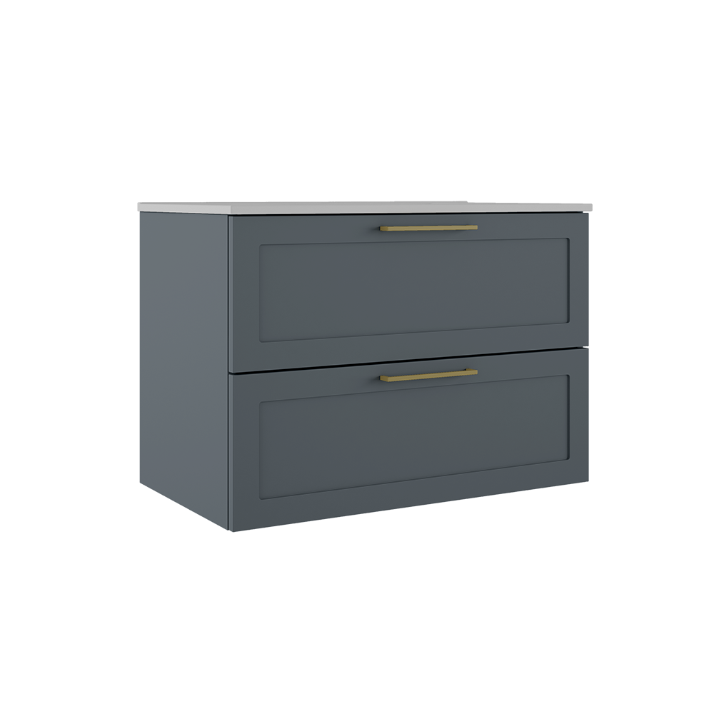 ICO BR1002 Rhythm 31" Two Drawer Wall-Mounted Vanity