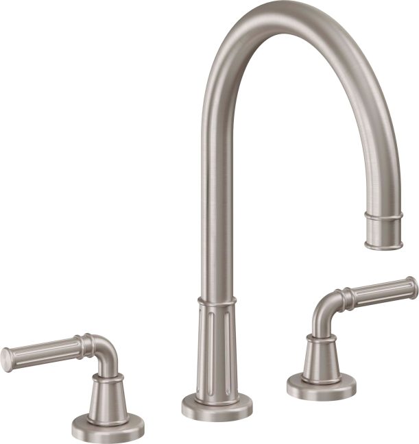 CALIFORNIA FAUCETS C108 Trousdale Complete Roman Tub Set - Arc Spout