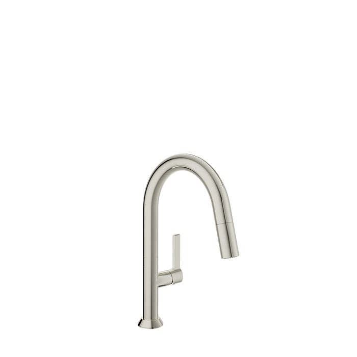BARIL CUI-9345-02L Single Hole Bar / Prep Kitchen Faucet With 2-Function Pull-Down Spray