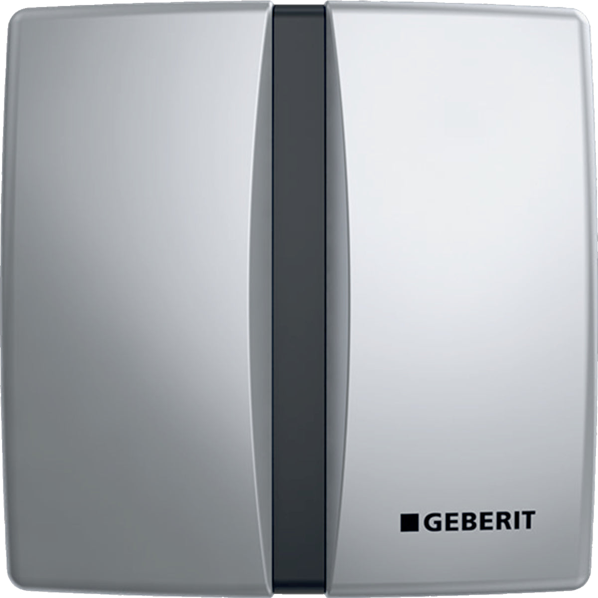 GEBERIT 115.804.46.5 Urinal Flush Control With Electronic Flush Actuation, Battery Operation, Actuator Plate Made Of Die-Cast Zinc, Basic