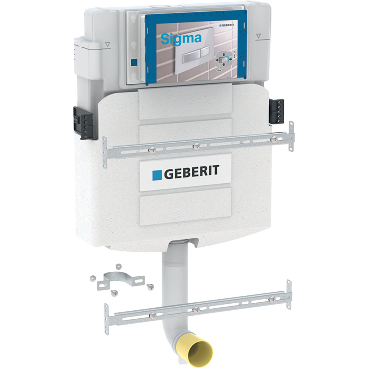 GEBERIT 109.307.00.5 Sigma Concealed Cistern 12 Cm, 4.8 / 3 Litres