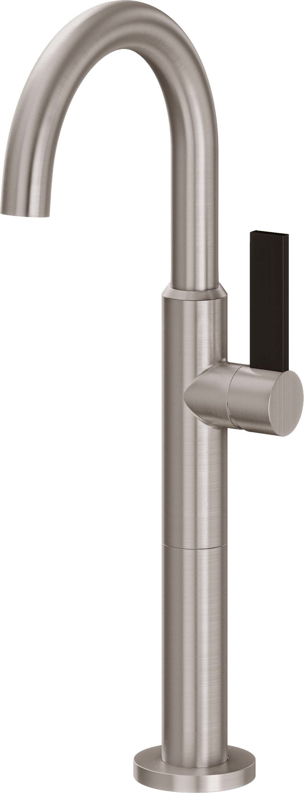 California Faucets Bel Canto E309B-2 Single Hole Lavatory/Bar/Prep Faucet - High Spout