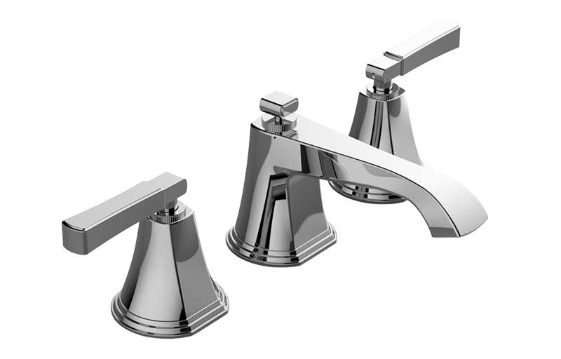 Graff Finezza Uno G-6810-Lm47B Widespread Lavatory Faucet W/Lever Handle