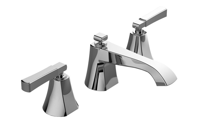 Graff Finezza Due G-6811-Lm47B Widespread Lavatory Faucet W/Lever Handle