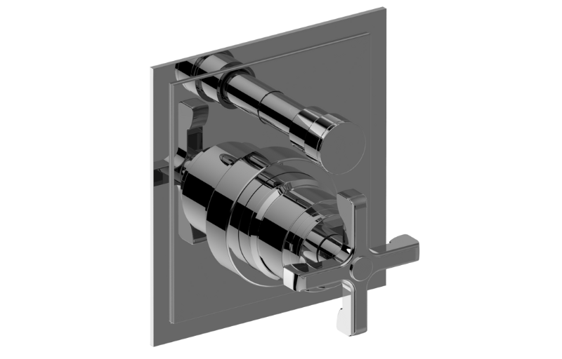 GRAFF Vignola G-7085-C20B-T Pressure Balancing Valve Trim with Handle and Diverter (Trim)