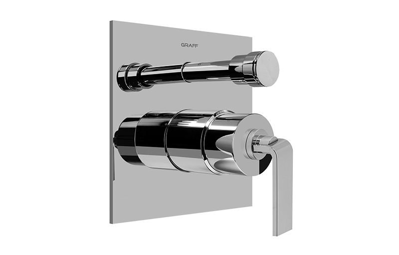 GRAFF Immersion G-7090-LM40S-T Pressure Balancing Valve Trim with Handle and Diverter (Trim)