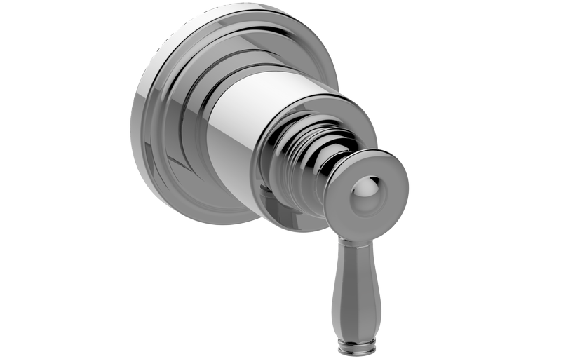 GRAFF Topaz G-8034-LM63E1-T Traditional M-Series Stop/Volume Control Valve Trim with Handle