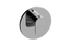 GRAFF Sento G-8037-LM42E-T Round M-Series Thermostatic Valve Trim Plate with Handle
