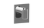 GRAFF Sento G-8043-LM61E-T Square M-Series Thermostatic Valve Trim Plate with Handle