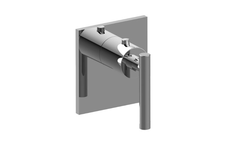 GRAFF M.E./Terra G-8043-LM62E-T Square M-Series Thermostatic Valve Trim Plate with Handle