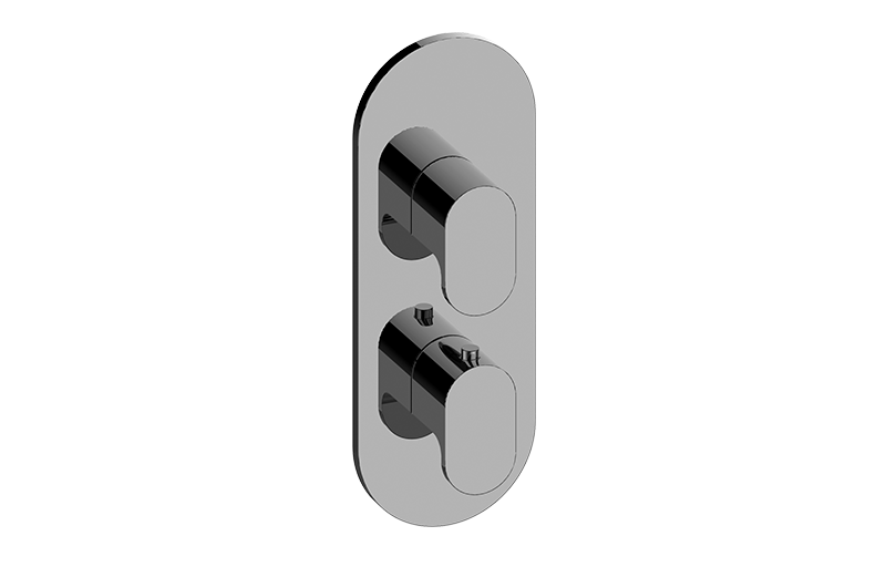 GRAFF Ametis G-8047-LM44E0-T Round M-Series Valve Trim with Two Handles