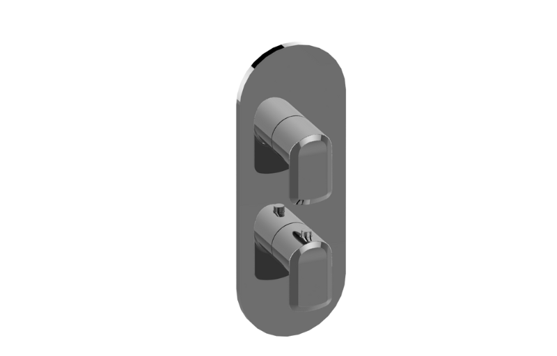 GRAFF Sento G-8047-LM61E0-T Round M-Series Valve Trim with Two Handles