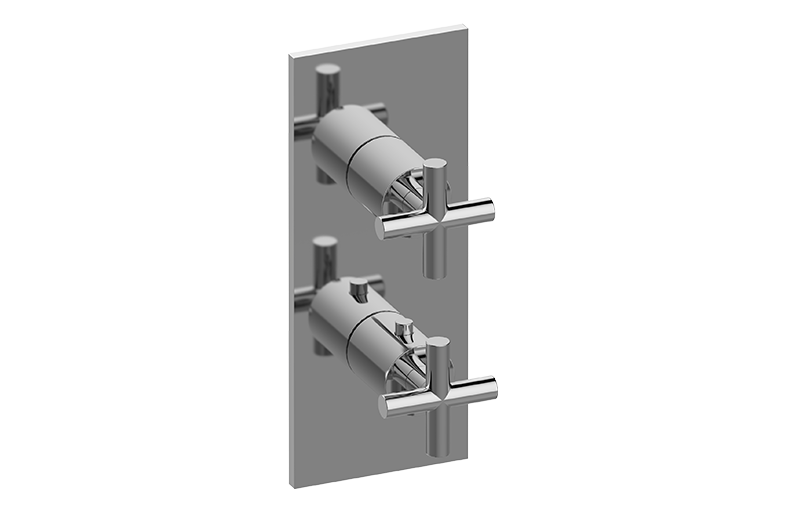 GRAFF M.E./Terra G-8048-C17E0-T Square M-Series Valve Trim with Two Handles