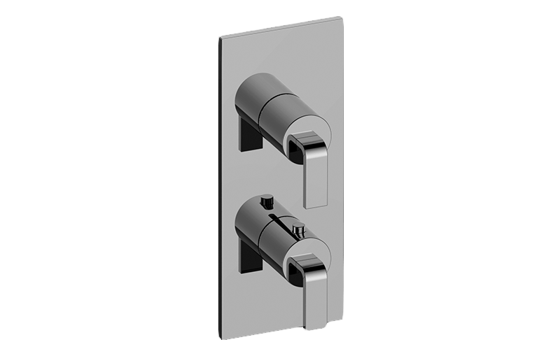 GRAFF Immersion G-8048-LM40E0-T Square M-Series Valve Trim with Two Handles