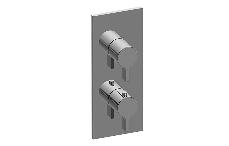 GRAFF Terra G-8048-LM46E0-T Square M-Series Valve Trim with Two Handles