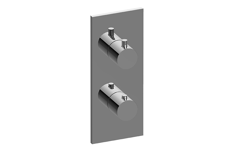 GRAFF M-Series G-8048-RH0-T Square M-Series Valve Trim with Two Handles