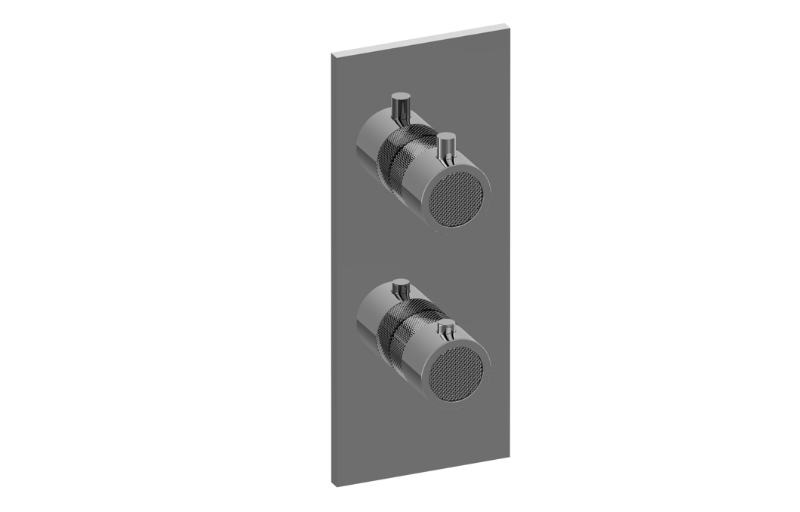 GRAFF Cameo G-8048-RK0-T Square M-Series Valve Trim with Two Handles