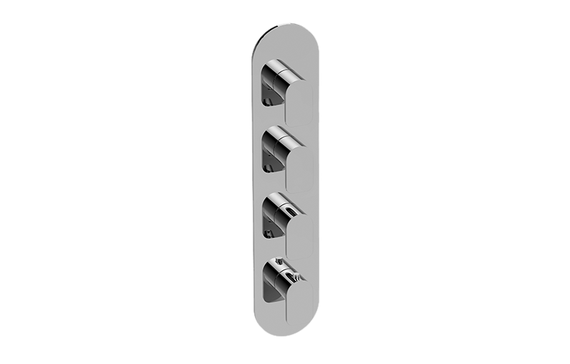 GRAFF Sento G-8058-LM42E0-T Round M-Series Valve Trim with Four Handles
