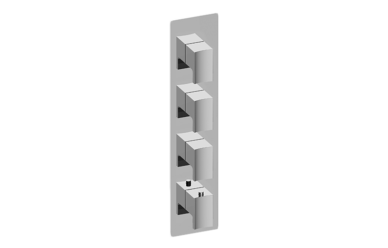 GRAFF Sade/Targa G-8059-LM36E0-T Square M-Series Valve Trim with Four Handles