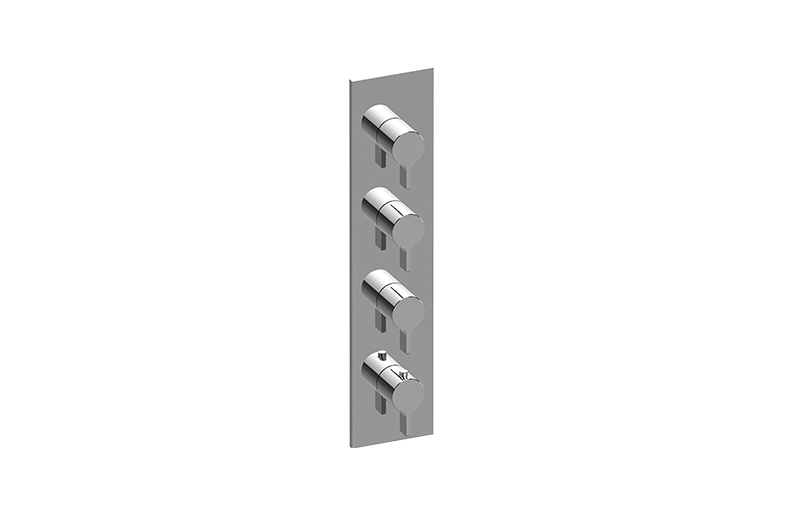 GRAFF Terra G-8059-LM46E0-T Square M-Series Valve Trim with Four Handles