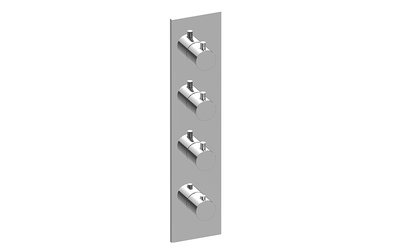 GRAFF M.E. G-8059-RH0-T Square M-Series Valve Trim with Four Handles