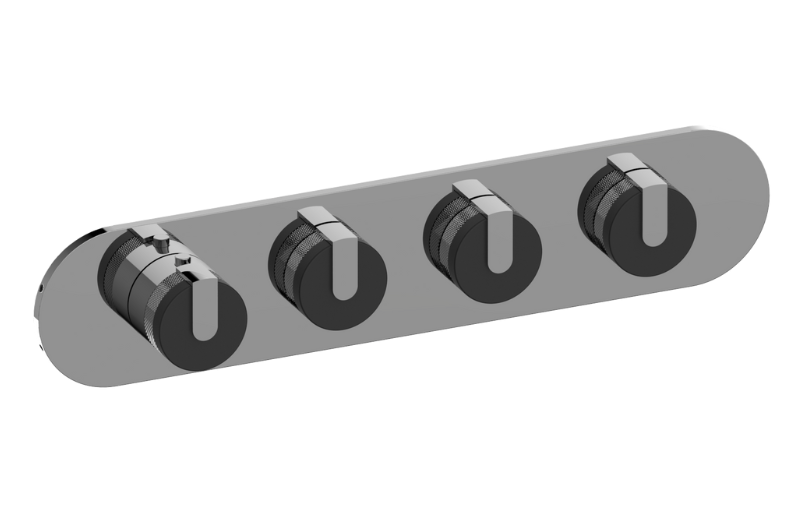 GRAFF MOD+ G-8084H-T MOD+ M-Series Valve Trim with Four Handles (Horizontal Orientation)