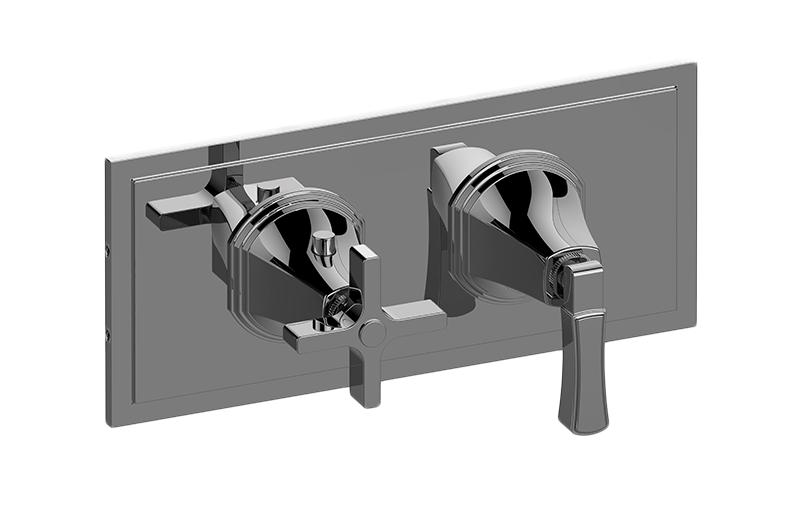 GRAFF Finezza UNO G-8049H-1C1L-T M-Series Valve Trim with Two Handles (Horizontal Orientation)
