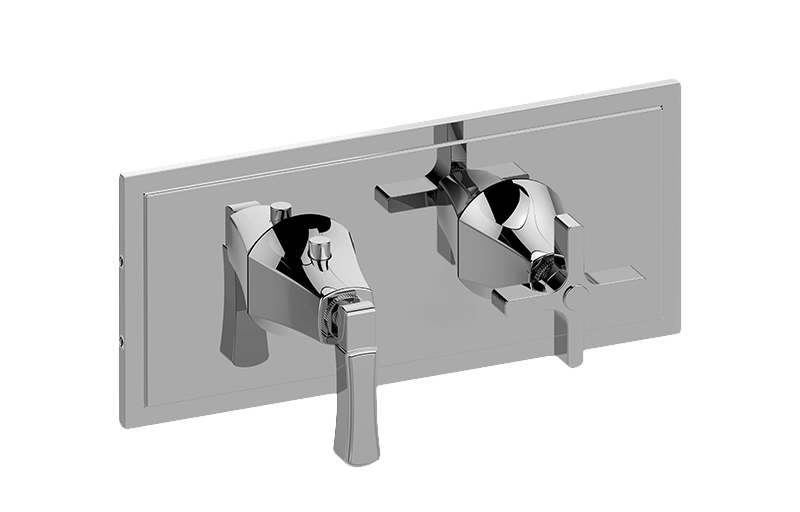 GRAFF Finezza DUE G-8149H-1L1C-T Finezza DUE, Vignola M-Series Valve Trim with Two Handles (Horizontal Orientation)