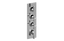 GRAFF Finezza DUE G-8179-2L2C-T Finezza DUE, Vignola M-Series Valve Trim with Four Handles