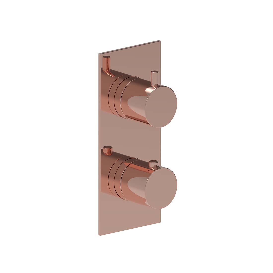 AQUALEM HW2202.TR Gio 3/4" 2-Way Round Thermostatic Valve Trim (REQ.: HW2200.RI)
