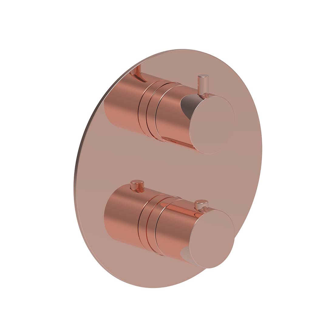AQUALEM HW2316.TR Origin 3/4" 3-Way Round Thermostatic Valve Trim (REQ.: HW2300.RI)