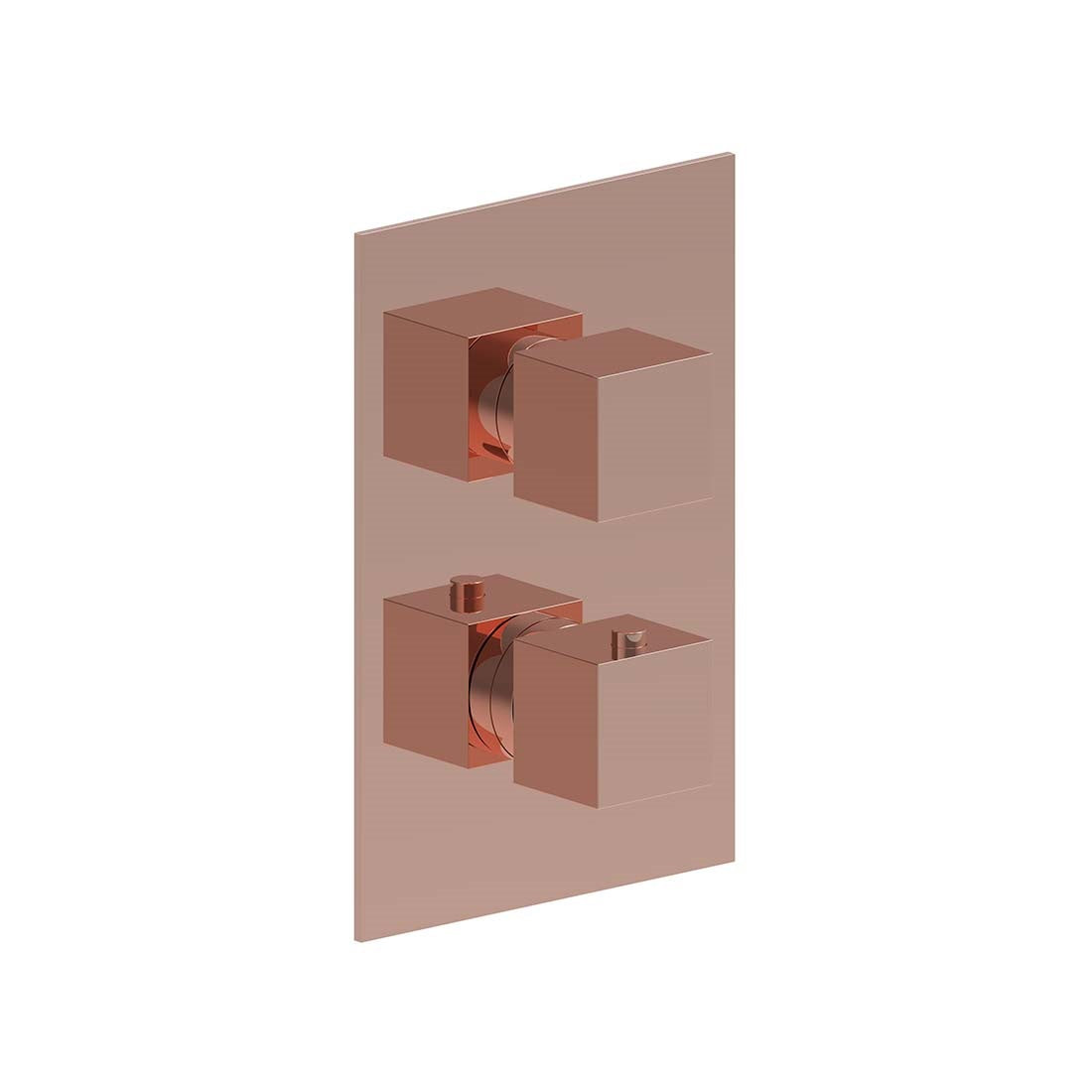 AQUALEM HW3205.TR Opus 3/4" 2-Way Square Thermostatic Valve Trim (REQ.: HW3200.RI)