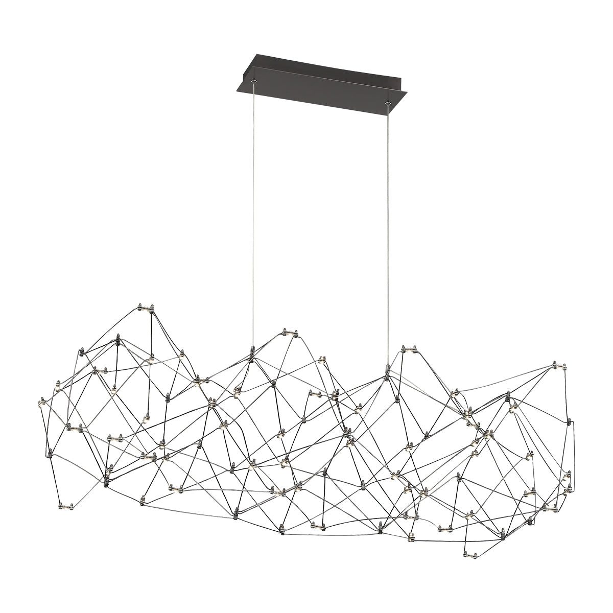 EUROFASE 38037 49in Integrated Led Linear Chandelier