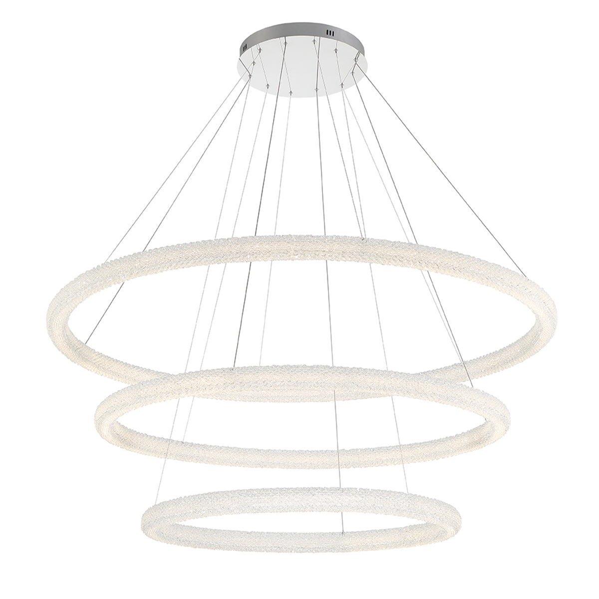 EUROFASE 43927 3-Tiers 3-Light 60in Integrated Led Grand Chandeli