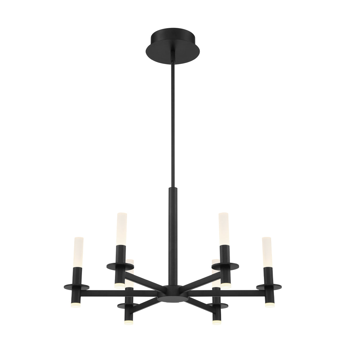 EUROFASE 38440 6-Light 28in Integrated Led Pendant Chandelier