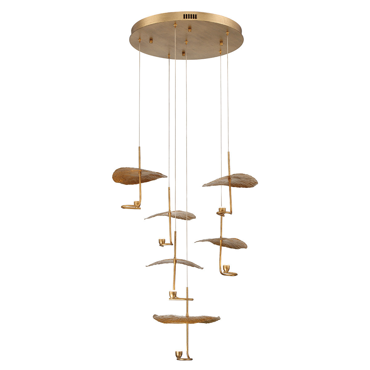 EUROFASE 41908 6-Light 26in Integrated Led Multi Drop Chandelier