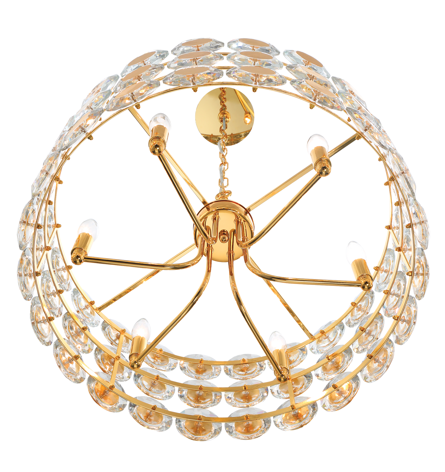 EUROFASE 44285 6-Light 23in Pendant Chandelier