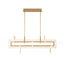 EUROFASE 45719 48in Integrated Led Linear Chandelier
