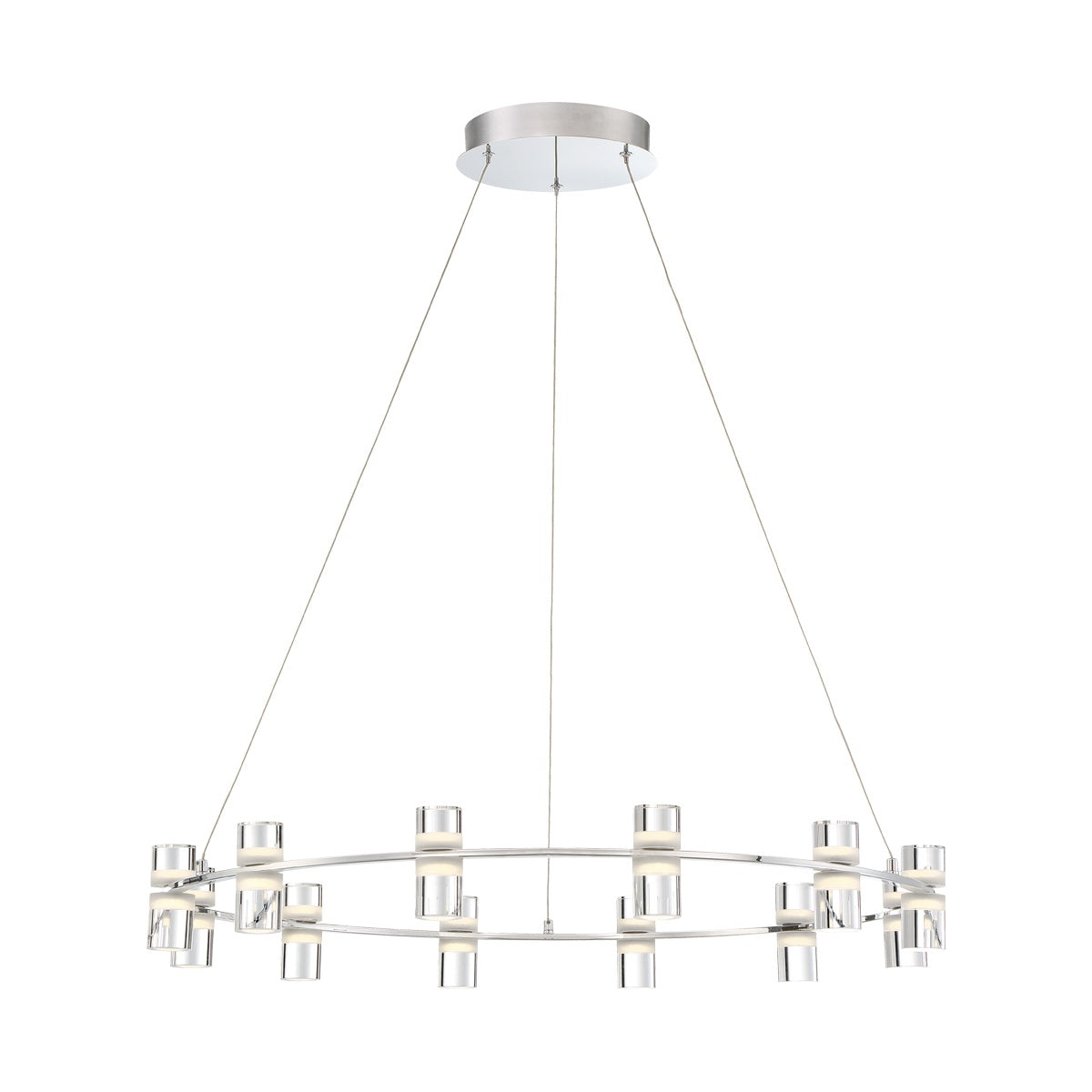 EUROFASE 33725 12-Light 33in Integrated Led Chandelier