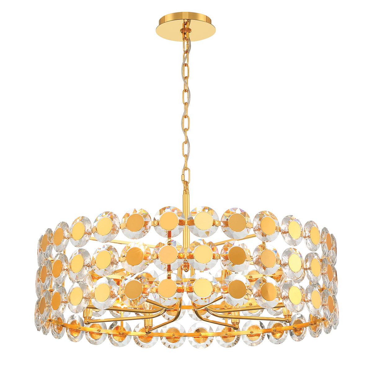 EUROFASE 44286 8-Light 32in Chandelier
