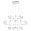 EUROFASE 33726 3-Tiers 33-Light 41in Integrated Led Grand Chandel