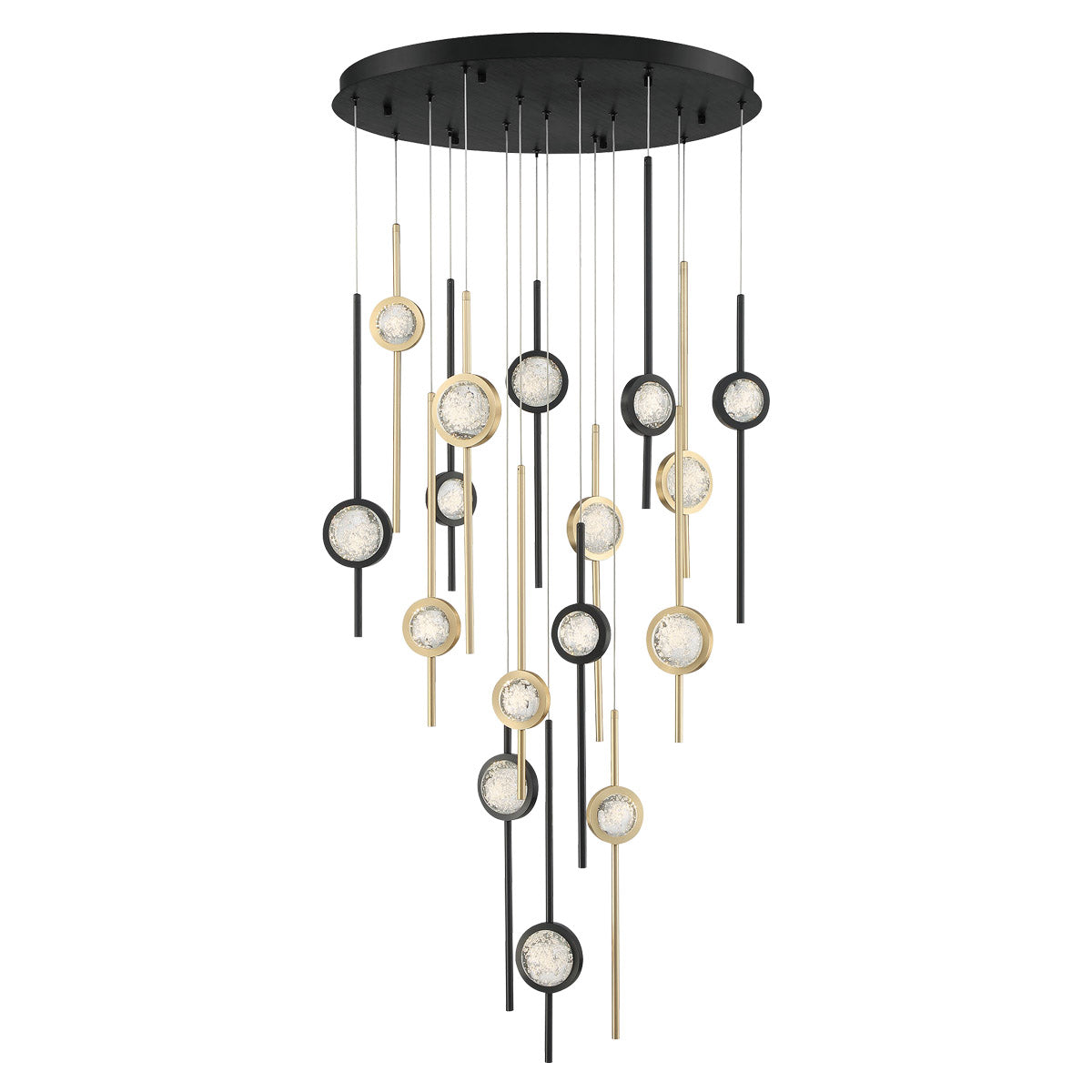 EUROFASE 39465 16-Light 32in Integrated Led Grand Chandelier